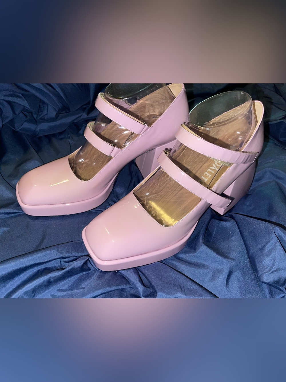 Nodaleto Mary Jane Double Strap Platform Heels
